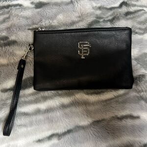 See’s Candies San Francisco Giants Wristlet Wallet Black